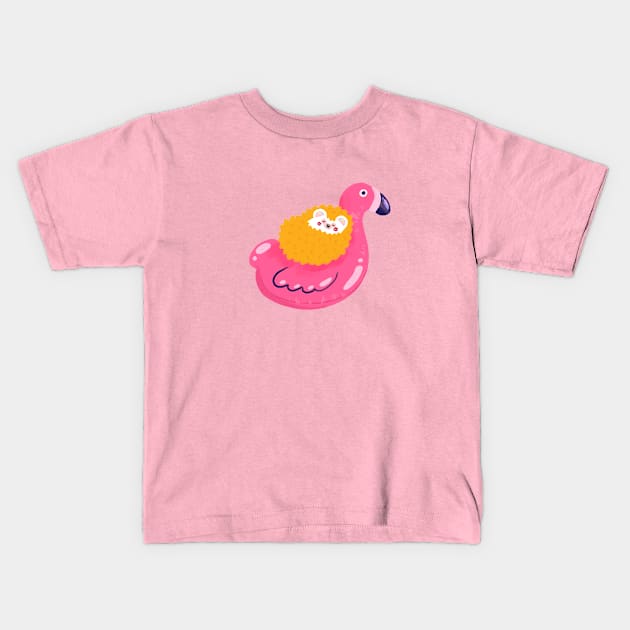 Floating Kids T-Shirt by Iniistudio